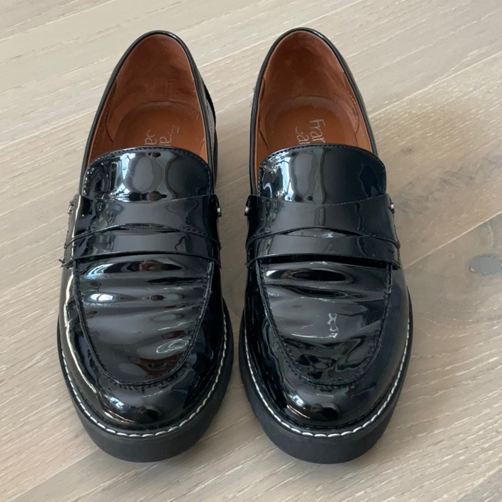 Black Patent Leather Loafers